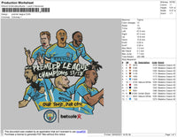 Premier League Embroidery