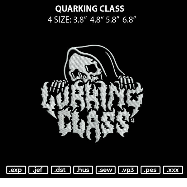 Quarking Class Embroidery