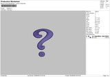 Question Emroidery File 6 sizes