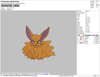 Raposa Naruto Embroidery