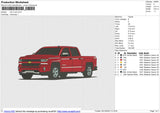 Red Truck Embroidery