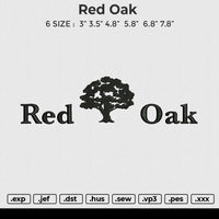 Red Oak Embroidery