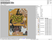Reeses Puffs Embroidery