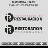 Restoration Embroidery 2 Files