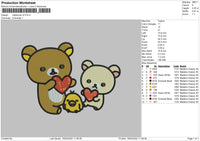 Rilakkuma V2 Embroidery