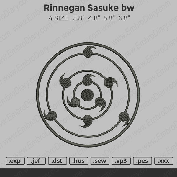 Rinnegan Sasuke bw