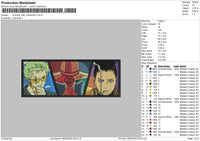 Anime Rectangle 0804 Embroidery