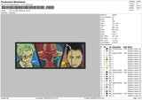 Anime Rectangle 0804 Embroidery