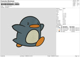 Sad Penguin Embroidery File 6 size