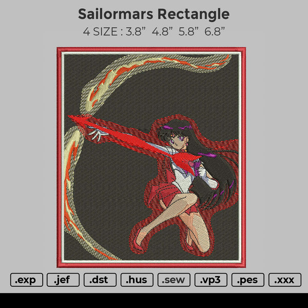 Sailormars Rectangle Embroidery