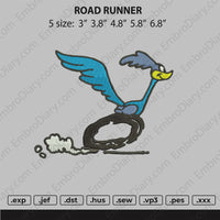 Road Runner Embroidery