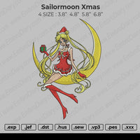 Sailormoon Xmas Embroidery