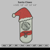 Santa Claws Embroidery