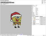 Santa Spongebob Embroidery
