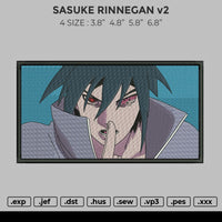 Sasuke Rinnegan v2 Embroidery