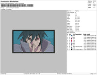 Sasuke Rinnegan v2 Embroidery