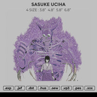 Sasuke Uchiha Embroidery
