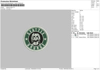 Seattle G Embroidery File 6 sizes