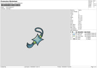 Shiny Pokemon Embroiery File 6 sizes