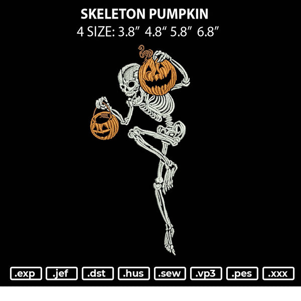 Skeleton Pumpkin