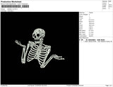 Skeleton v2 Embroidery