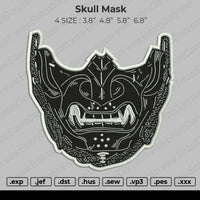 Skull Mask Embroidery