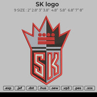 SK Logo Embroidery