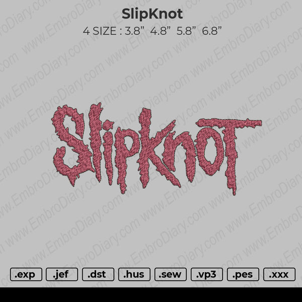 Slipknot Embroidery