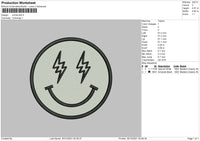 Smile Bolt Embroidery