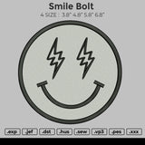 Smile Bolt Embroidery