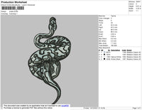 Snake Embroidery