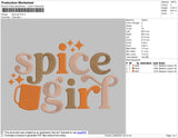 Spice Girl Embroidery
