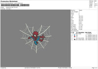 Spider Chibi 02 Embroidery File 6 sizes