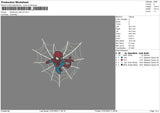 Spider Chibi 02 Embroidery File 6 sizes