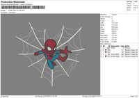 Spider Chibi 02 Embroidery File 6 sizes