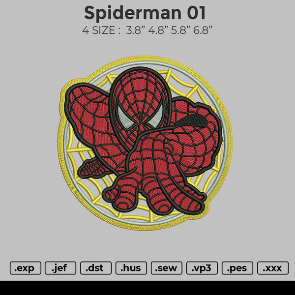Spiderman 01 Embroidery
