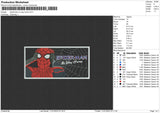 Spiderman No Way Home Embroidery