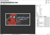 Spiderman No Way Home Embroidery