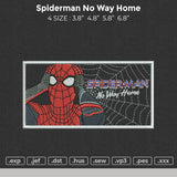 Spiderman No Way Home Embroidery
