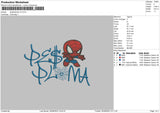 Spiderploma V2 Embroidery File 6 sizes