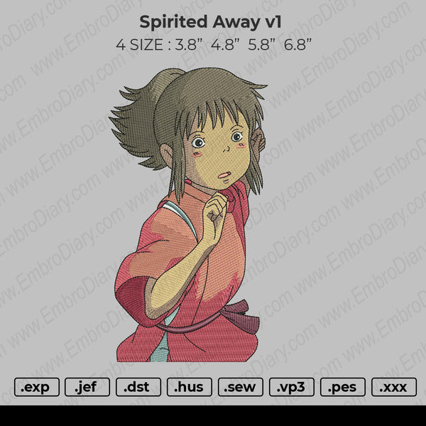 Spirited Away V1 Embroidery