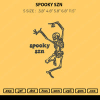 Spooky SZN Embroidery