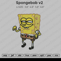 Spongebob V2 Embroidery
