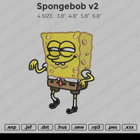 Spongebob V2 Embroidery