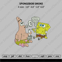 Spongebob Smook Embroidery