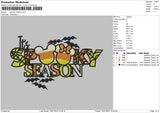 Spooky Season 23 Embroidery File 6 sizes