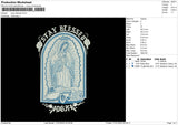 Stay Blessed Embroidery File 6 sizes