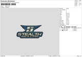 Stealth Embroidery file 6 sizes
