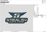 Stealth Embroidery file 6 sizes