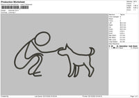 stickman Embroidery File 4 size